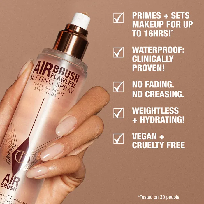 Charlotte Tilbury
Mini Airbrush Flawless Setting Spray Duo Gift Set