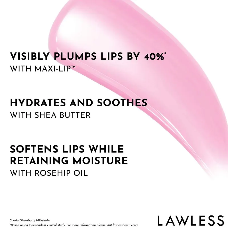 LAWLESS Forget The Filler Lip Plumper Line Smoothing Gloss