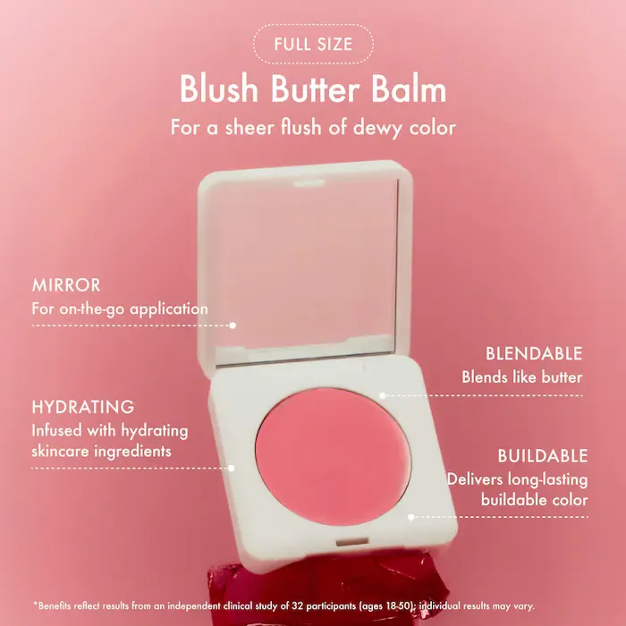 Summer Fridays 
The Dewy Pink Set with mini Lip Butter Balm in Pink Sugar