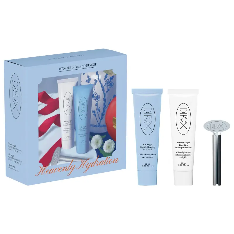 Dieux Heavenly Hydration Hydrate, Glow, and Firm Skincare Gift Set