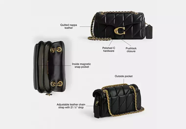 Coach Tabby Shoulder Bag 20 With Pillow Quilting