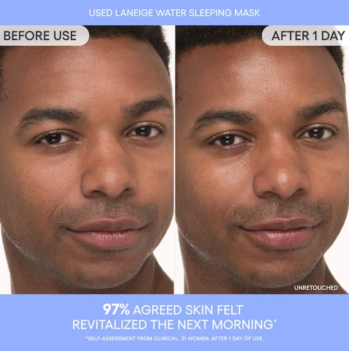 LANEIGE 
Water Sleeping Mask for Moisture Barrier Support with Niacinamide & Squalane