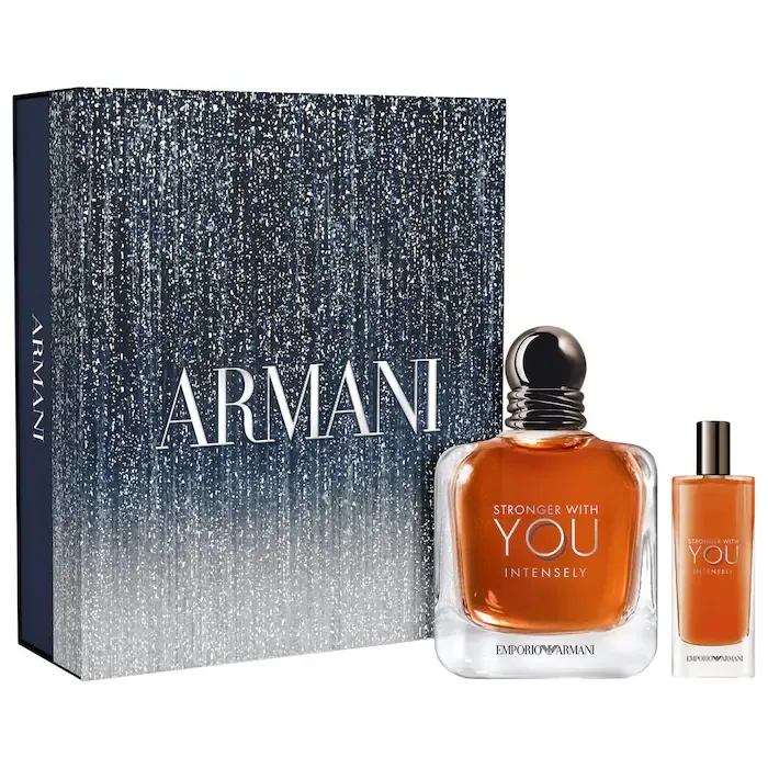 Armani Beauty 
Stronger With You Intensely Eau de Parfum Cologne Gift Set