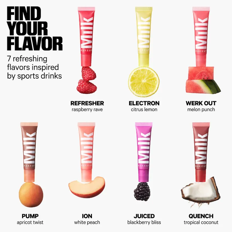 MILK MAKEUP Balmade Hydrating Tinted Lip Balm with Electrolytes