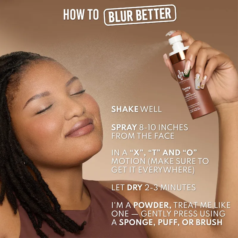 Danessa Myricks Beauty Yummy Skin Liquid Blurring Balm Mattifying Setting Spray