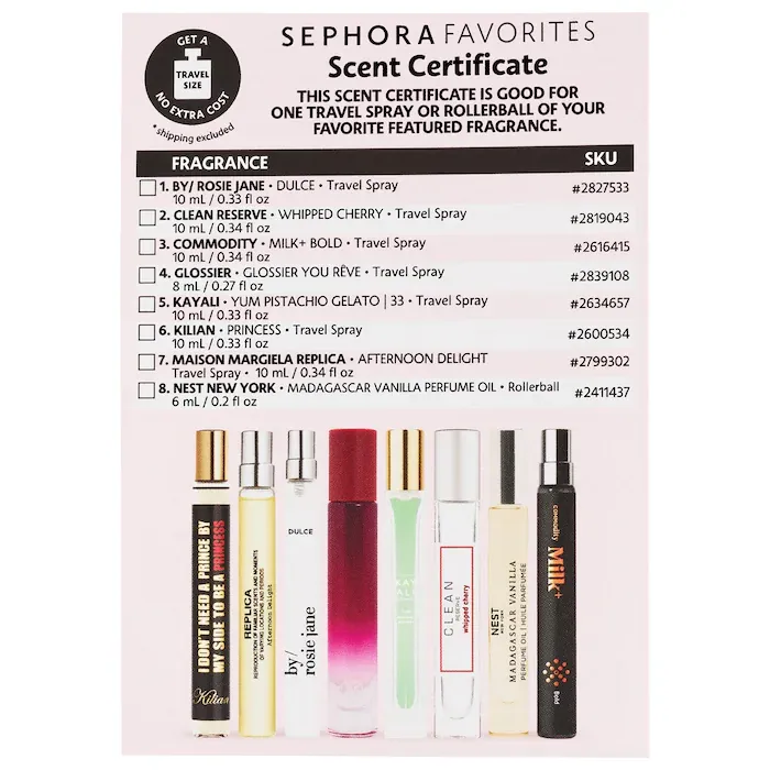 Sephora Favorites
Box of Treats Mini Perfume Sampler Set w/ Redeemable Voucher