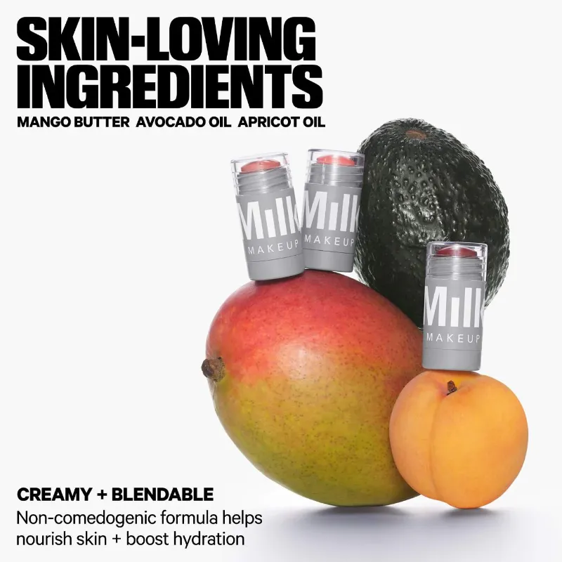 MILK MAKEUP Lip + Cheek Non-Comedogenic Cream Blush Stick