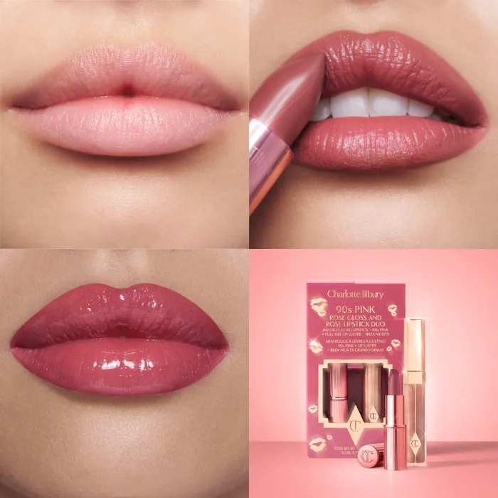 Charlotte Tilbury
K.I.S.S.I.N.G Lipstick and Lip Gloss Duos