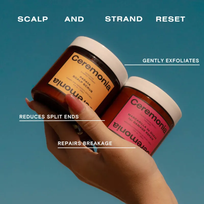 Ceremonia Spaliday Scalp Scrub and Hair Mask Gift Set