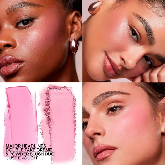 PATRICK TA 
Major Headlines Double-Take Crème & Powder Blush Duo