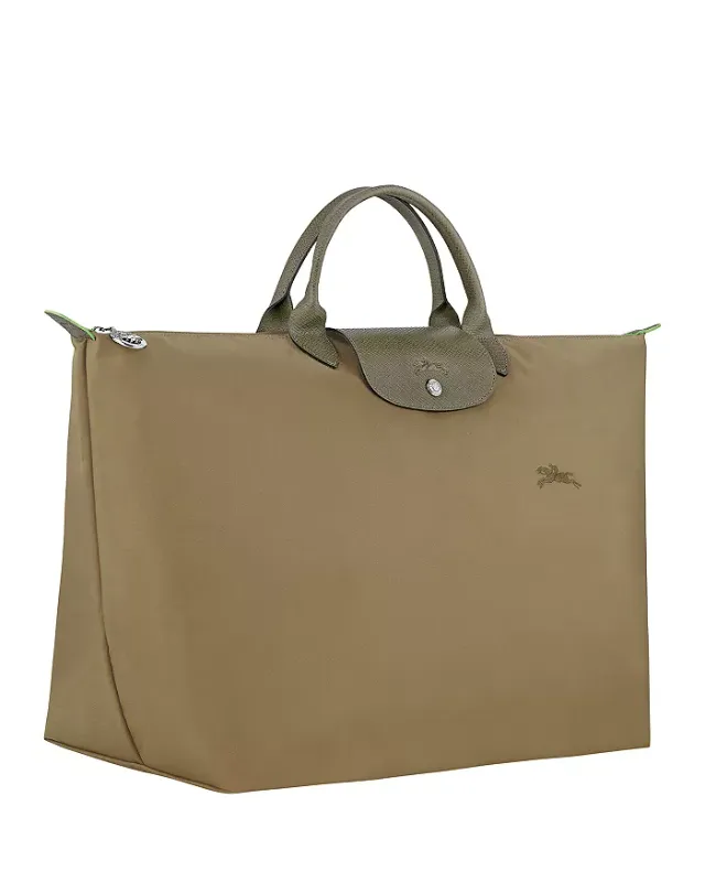 Longchamp Le Pliage Green 18" Large Travel Bag