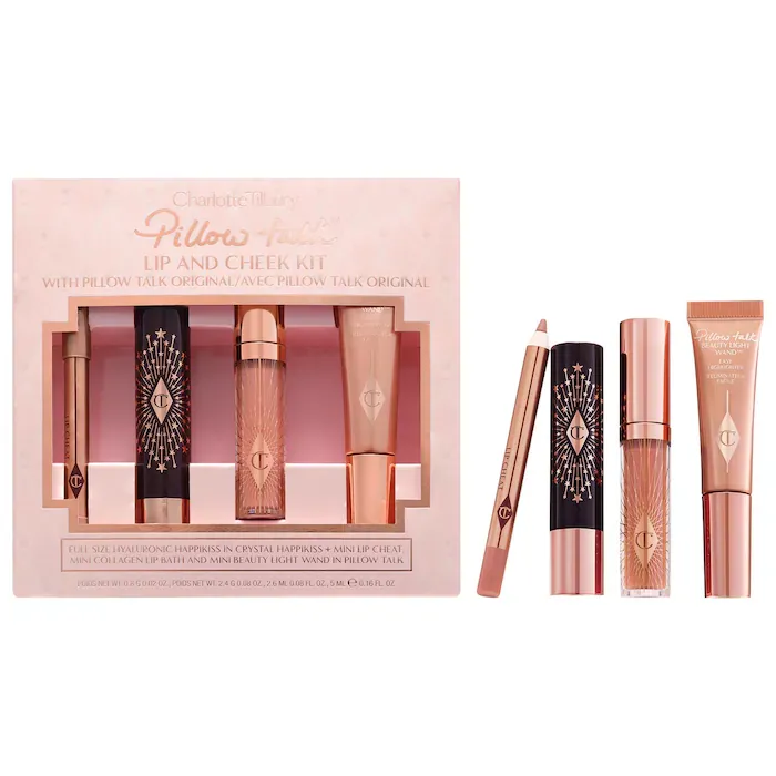 Charlotte Tilbury
Pillow Talk Iconic Lip and Cheek Secrets Set