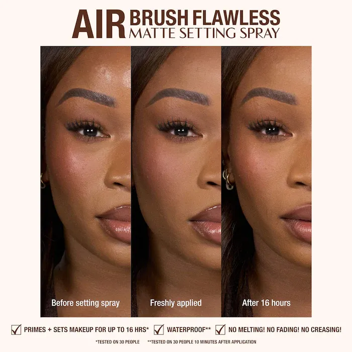 Charlotte Tilbury
Mini Airbrush Flawless Matte Blurring & Waterproof Setting Spray