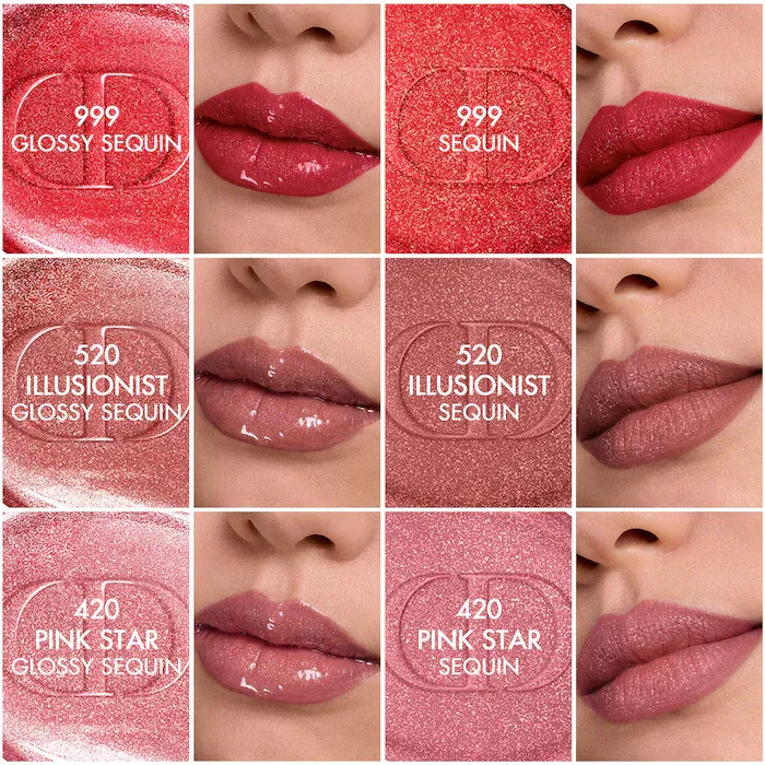 DIOR 
Rouge Dior Sequin Liquid Lip Duo