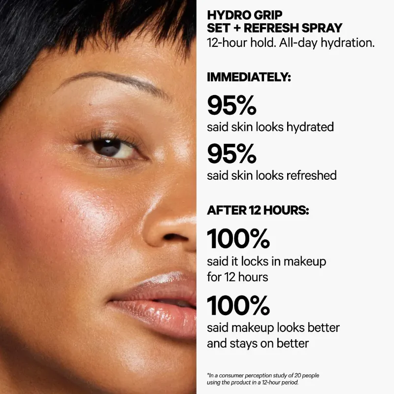 MILK MAKEUP Mini Hydro Grip Dewy Long-Lasting Setting Spray With Hyaluronic Acid + Niacinamide