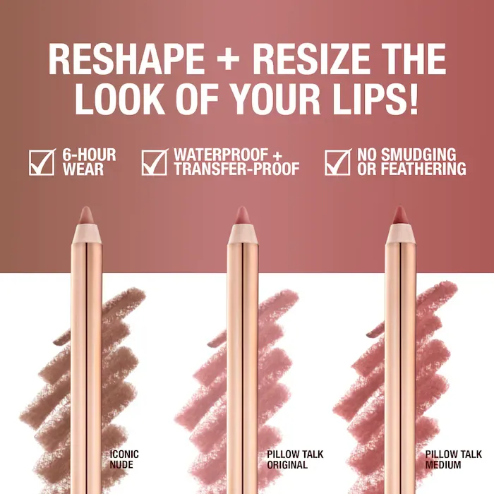 Charlotte Tilbury
Mini Iconic Lip Cheat Lip Liner Trio