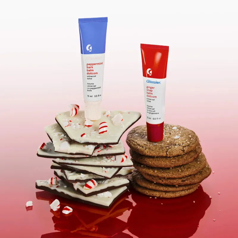 Glossier Sugar + Spice Balm Dotcom Lip Balm Duo Makeup Gift Set