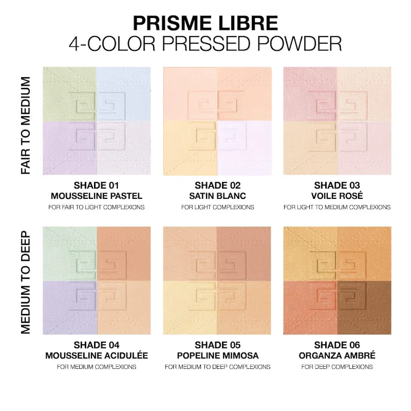 Givenchy Prisme Libre Blurring & Color-Correcting Matte Pressed Powder
