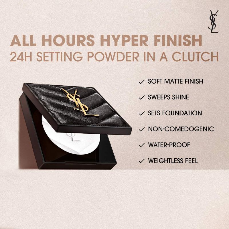YSL All Hours Hyper Finish 24H Multi-Use Natural Matte Powder
