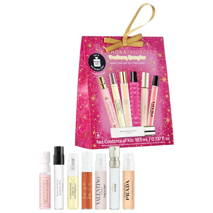 Sephora Favorites 
Holiday Travel Spray Perfume Discovery Set w/ Redeemable Voucher
