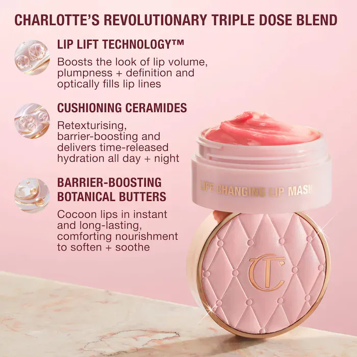 Charlotte Tilbury
Life Changing Lip Mask with Cushioning Ceramides