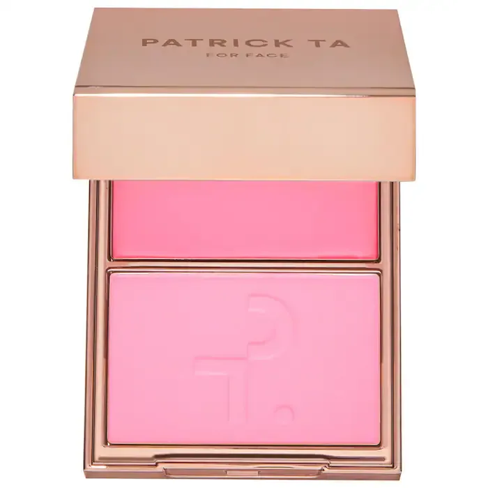 PATRICK TA 
Major Headlines Double-Take Crème & Powder Blush Duo