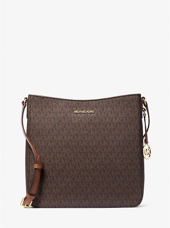 Michael Kors Outlet Jet Set Travel Large Logo Messenger Bag