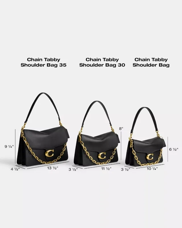Coach Chain Tabby Shoulder Bag 30