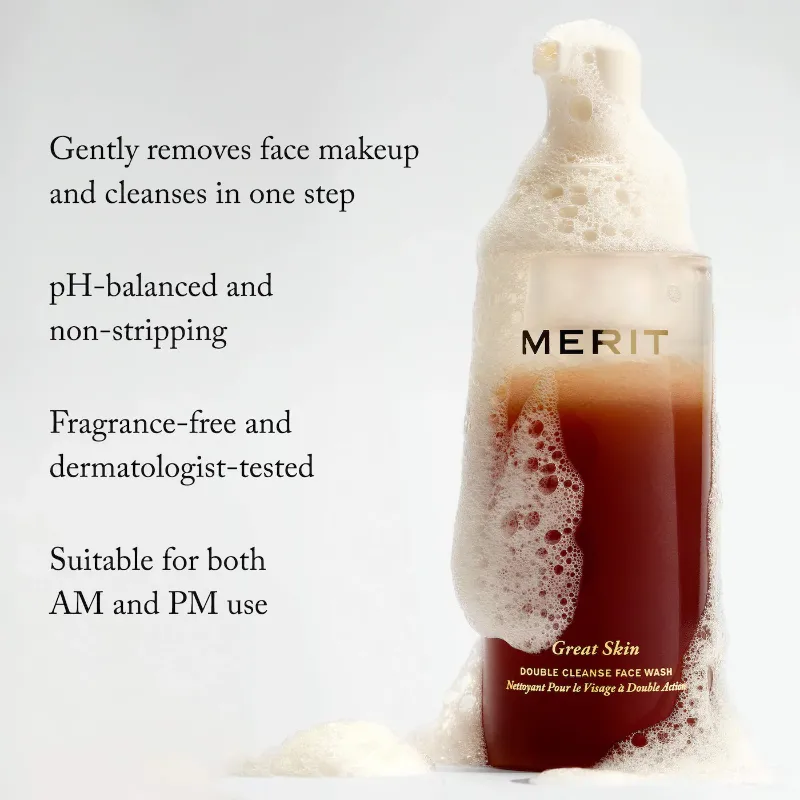 MERIT Great Skin Double Cleanse Makeup Removing Cleanser