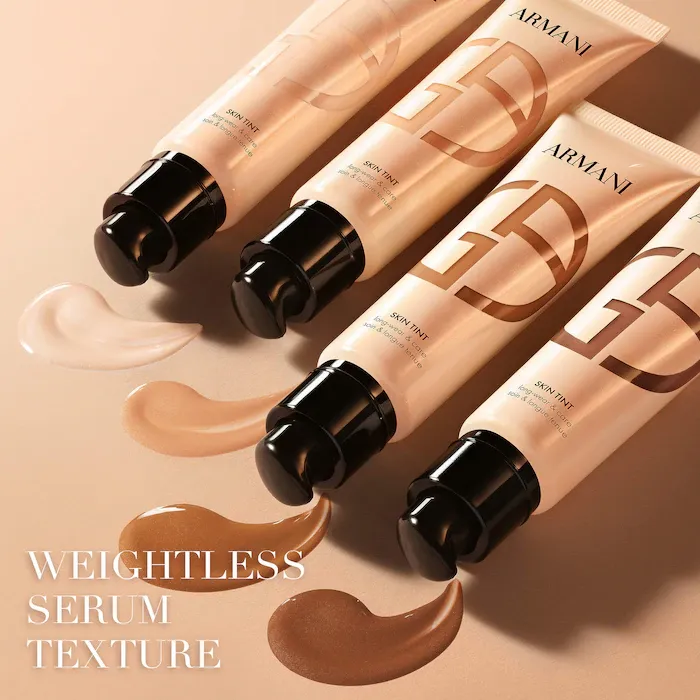 Armani Beauty 
Golden Hour 24HR Lightweight Skin Tint with Hyaluronic Acid
