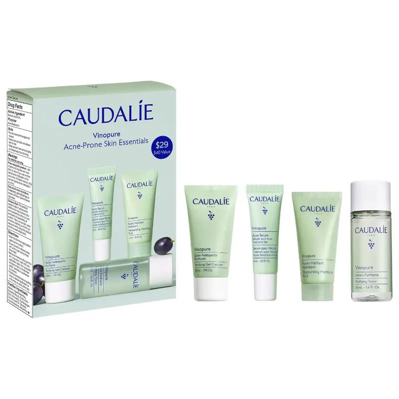 Caudalie Vinopure Acne-Prone Skin Essentials