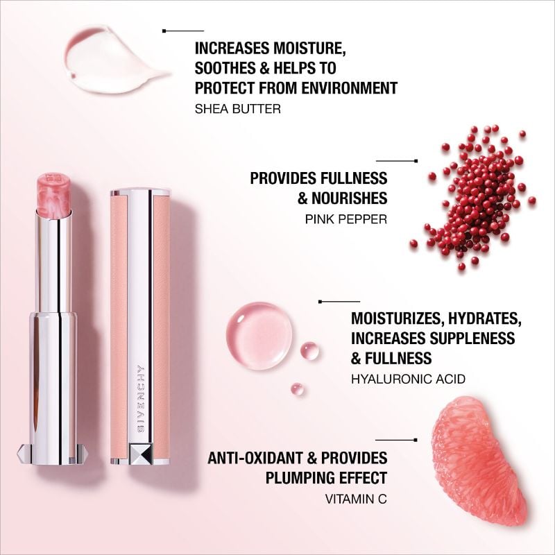 Givenchy Rose Perfecto Lip Balm 24H Hydration