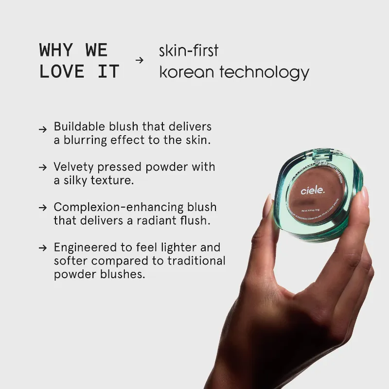 Ciele flush & PROTECT SPF 45+ powder blush