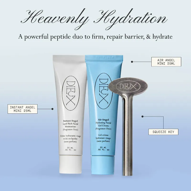 Dieux Heavenly Hydration Hydrate, Glow, and Firm Skincare Gift Set