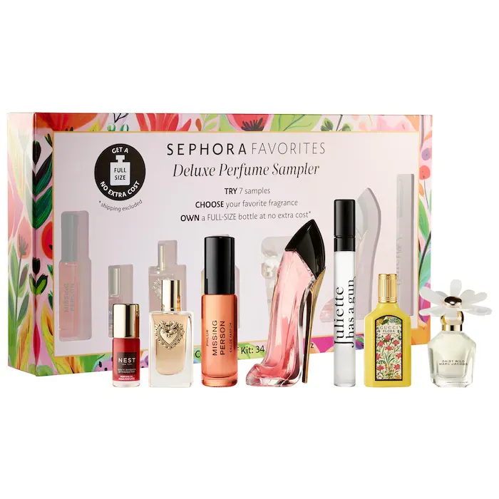 Sephora Favorites
Mini Deluxe Perfume Sampler Set with Redeemable Voucher