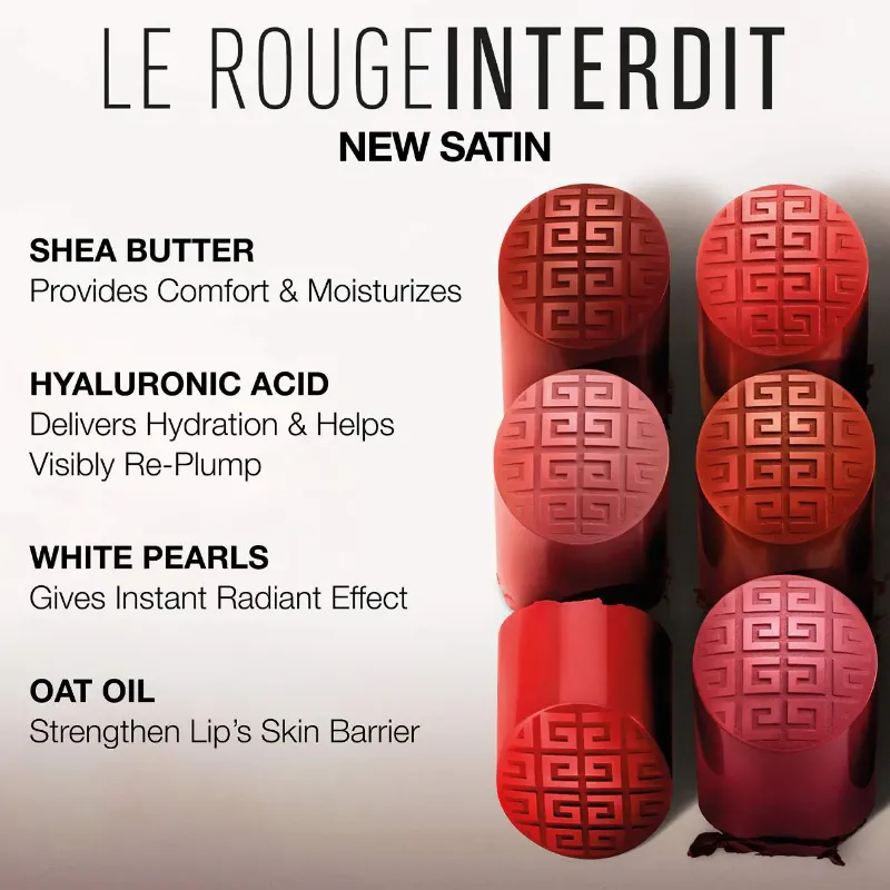 Givenchy Le Rouge Interdit Satin Hydrating Lipstick