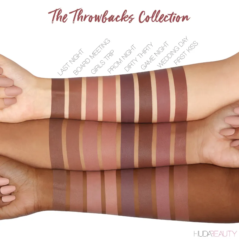HUDA BEAUTY Power Bullet Matte Lipstick - Throwback Collection