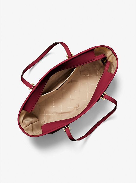 Michael Kors Outlet Jet Set Travel Large Saffiano Leather Tote Bag