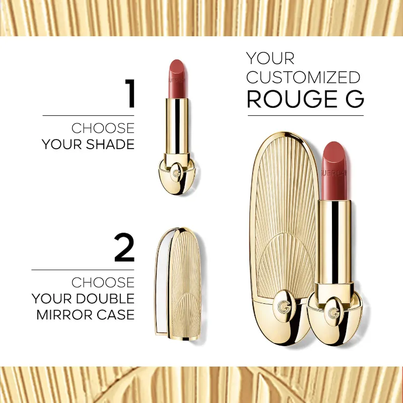 Guerlain Rouge G Customizable Satin & Velvet Matte Lipstick