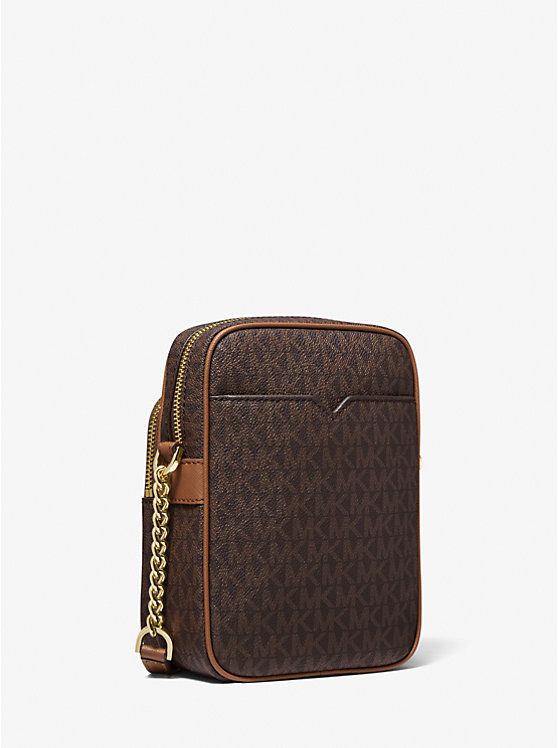 Michael Kors Outlet Jet Set Travel Medium Logo Crossbody Bag