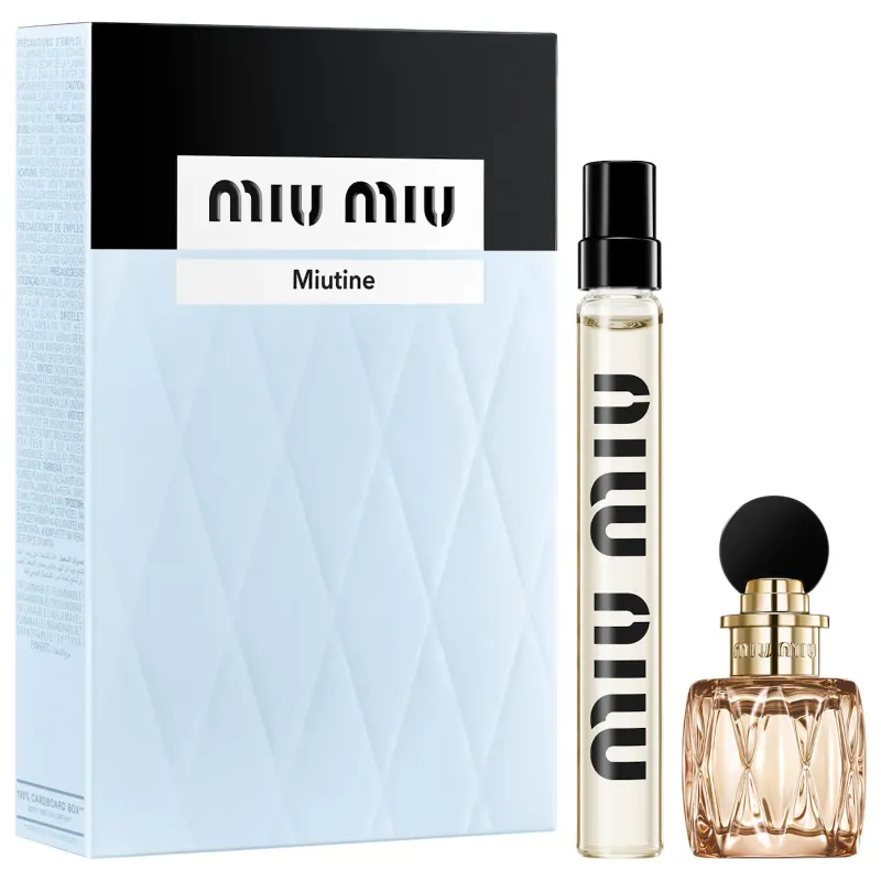 Miu Miu Mini Miutine Eau De Parfum Perfume Duo Gift Set