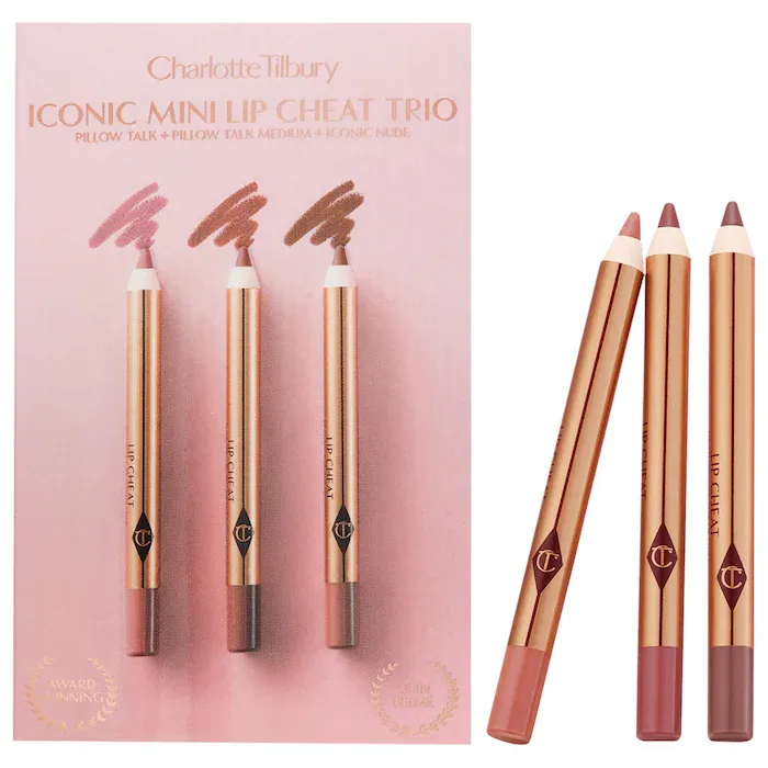 Charlotte Tilbury
Mini Iconic Lip Cheat Lip Liner Trio