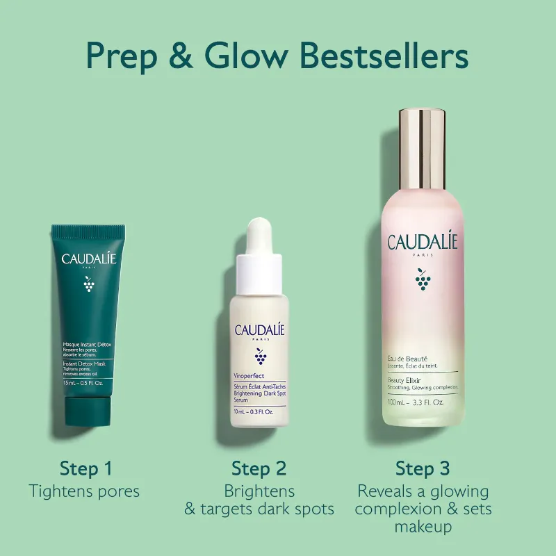 Caudalie Prep & Glow Bestsellers Trio