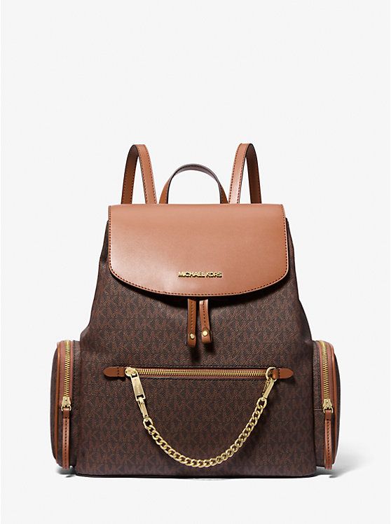 Michael Kors Outlet Jet Set Large Logo Backpack
