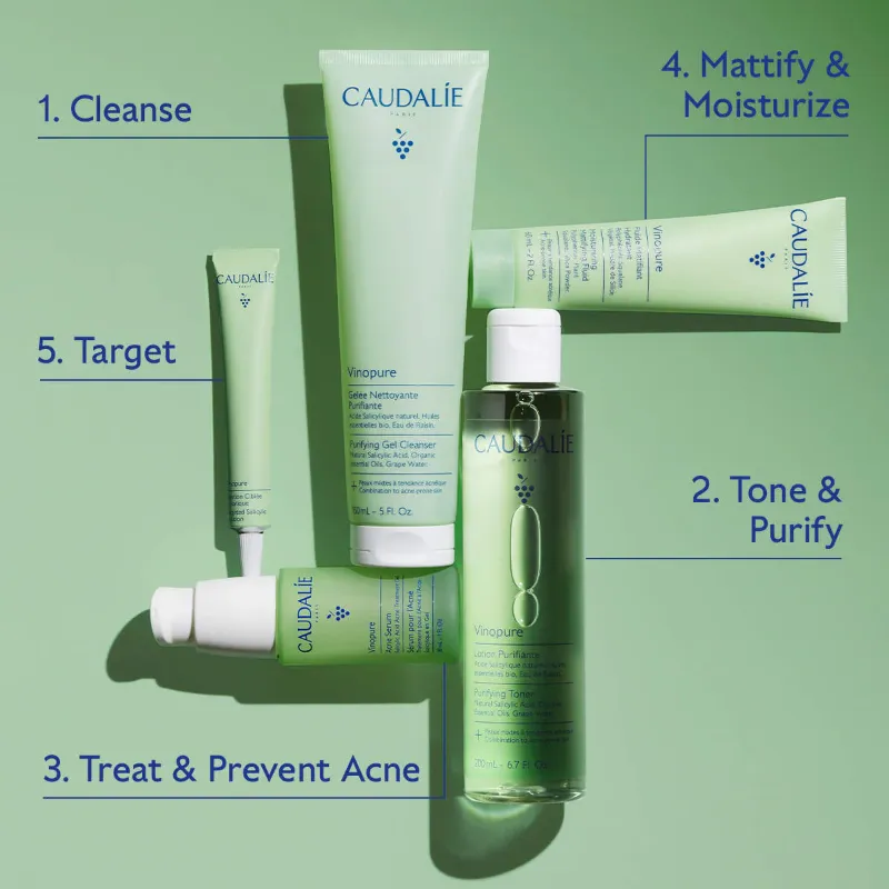 Caudalie Vinopure Salicylic Acid Pore Minimizing Toner