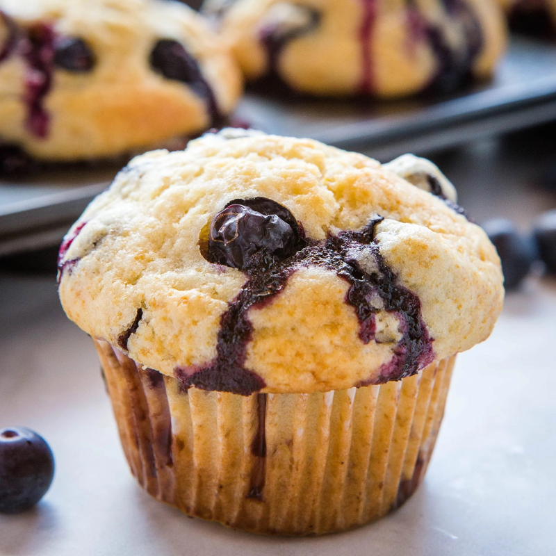 Jowar Lemon Blueberry Muffin