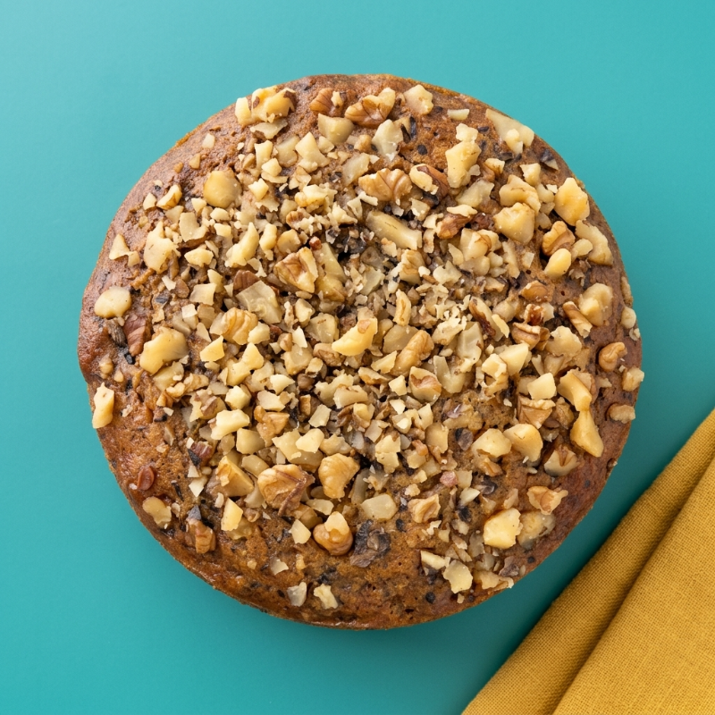 Date Banana Walnut Tea Cake (No added sugar)
