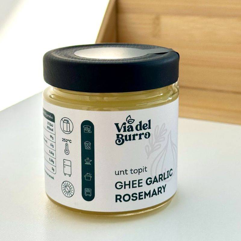 Unt GHEE Garlic Rosemary - 200g