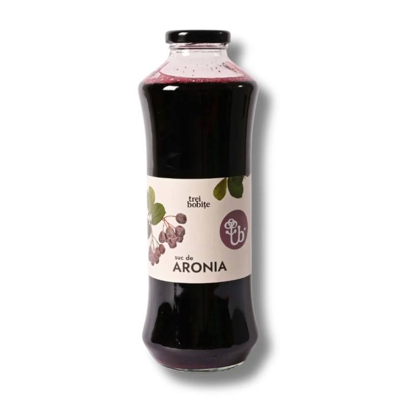 Suc de Aronia - TREI BOBIȚE - 750 ml