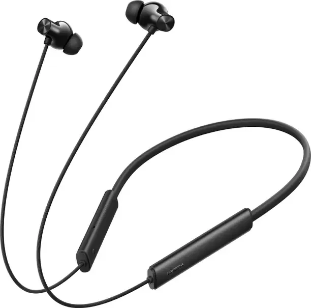 realme Buds Wireless 3 with 13.4mm Driver, 24 hrs Playback, Dual Device Connection Bluetooth (Black, In the Ear)